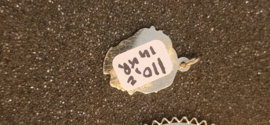 Goud jongens kinderkopje 1 bij 1,4 cm 0,9 gram  gratis graveren.
