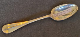 Lepel van Christiaan vd Pesch 1795 22 cm 55 gram zilver .