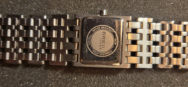 Stalen dames horloge nieuw met zirkonia Breil 22 mm  parelmoer wijzerplaat.