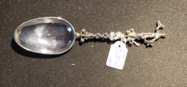 Zilver lepel 18e eeuw van Andries Vis 1782  met text.