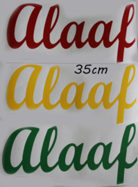 DIY Alaaf raamsticker