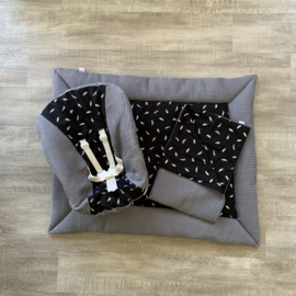 Voordeelset stokke newborn hoes, boxkleed en kinderwagendeken