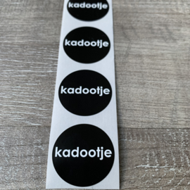 Cadeau (Sluit)sticker kadootje