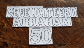 Gefeliciteerd Abraham