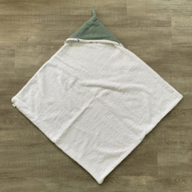 Badcape/omslagdoek badstof & wafel op voorraad