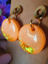 Resin oorbellen / oorhangers (set 14)  Shine bright, Sparkle more :)