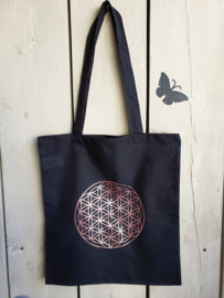 Tas "Flower of life / Levensbloem" (model 2)