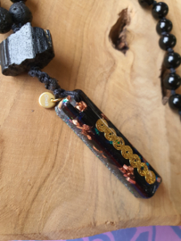 Edelstenen Mala 'Chakra Protector' met Orgonite hanger