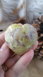 Groene Opaal hart