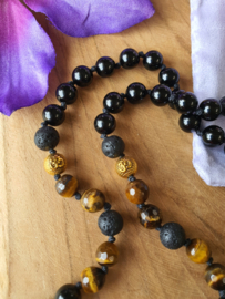 Edelstenen Mala 'Chakra Protector' met Orgonite hanger