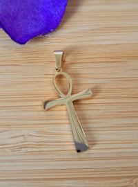 Ankh hanger RVS Gold