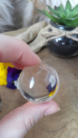 Bergkristal bol (nr 1) 38 mm