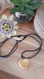 Palo Santo ketting hart