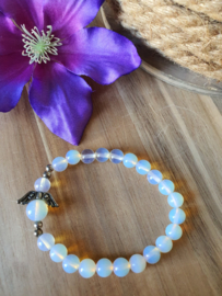 Armband Engel Opaline 8mm met doosje