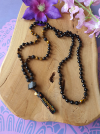 Edelstenen Mala 'Chakra Protector' met Orgonite hanger