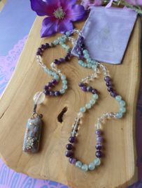 Edelstenen Mala 'Sleep Tight' met Orgonite hanger