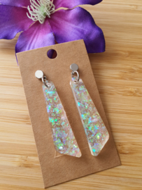 Resin oorbellen / oorhangers (set 11)  Shine bright, Sparkle more :)