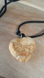 Palo Santo ketting hart