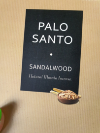 Wierook stokjes HEM Organic Blend - Palo Santo & Sandelwood