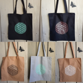 Tas "Flower of life / Levensbloem" (model 2)