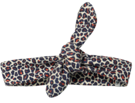 Ducky Beau - Haarband Leopard Pattern Red Clay
