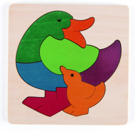 Hape - Rainbow Duck Puzzle