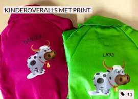 Kinderoveralls met print