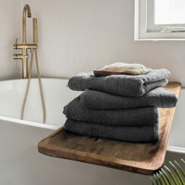 HOOMstyle Handdoeken Set - 70x140cm - 3 stuks - Hotelkwaliteit - 100% Katoen 650gr - Antraciet