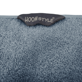 HOOMstyle Handdoeken Set - 60x110cm - 4 stuks - Hotelkwaliteit - 100% Katoen 650gr - Denim Blauw