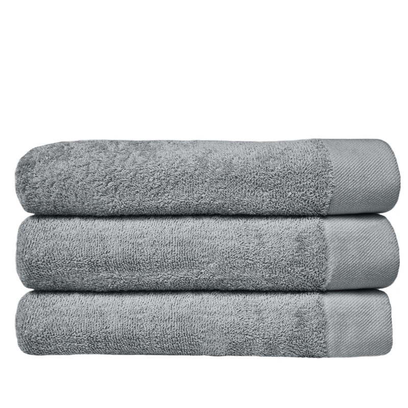 HOOMstyle Handdoeken Set - 70x140cm - 3 stuks - Hotelkwaliteit - 100% Katoen 650gr - Grijs
