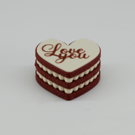 1/6 Heart cake