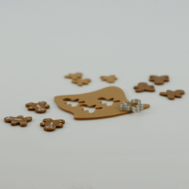 Gingerbread man cookie set