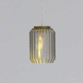 Glass pendant lamp