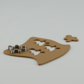 1:6 Gingerbread man koekjesset