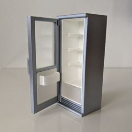 Glass door fridge