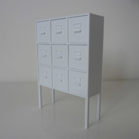 Compartment cabinet on legs