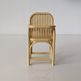 Rattan high chair