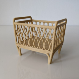 Rattan cot