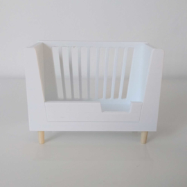 Cot with removable side