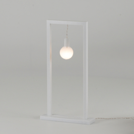 Floor lamp hanging bulb