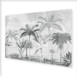 Light grey palm trees