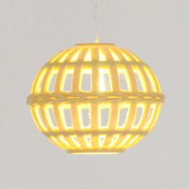 Rattan lampshade III