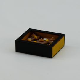 1:6 Chocoladeletter versierd