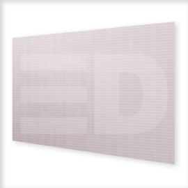 Pink rectangular tiles