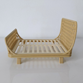 Rattan bed double