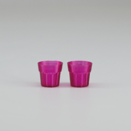 1/6 Drinking glasses low