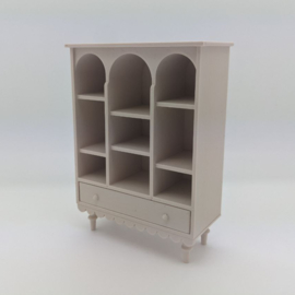 Compartment cabinet with arches