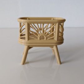 Rattan sun bassinet