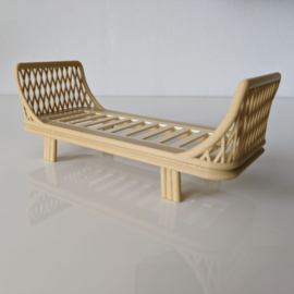 Rattan bed single