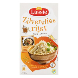 Las­sie Zil­ver­vlies­rijst kort­ ko­kend, 400 gr.